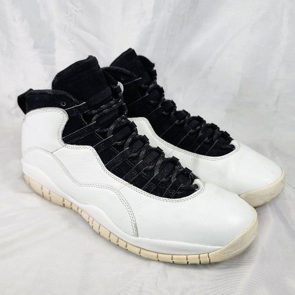 Nike Air Jordan 10 Retro‎ Im Back Shoes 310805-104 White Classic Men's Size 13